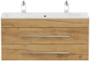 Magnolia Home Badmöbel Waschtisch 1000mm Eiche SoftClose Bild 5