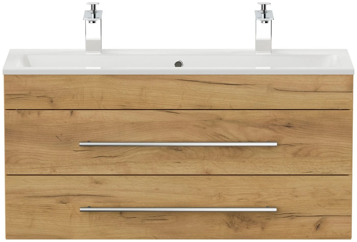 Magnolia Home Badmöbel Waschtisch 1000mm Eiche SoftClose - Bild 5