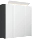 Magnolia Home Badmöbel Set Firenze 70 mit Spiegelschrank Softclose Grau Bild 4