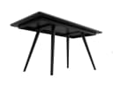 Magnolia Home Esstisch mit grauer Keramikplatte und schwarzen Metallbeinen Bild 1