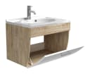 Magnolia Home Waschtisch Badmöbel Anolas 70cm Weiß Eiche Hell Bild 5