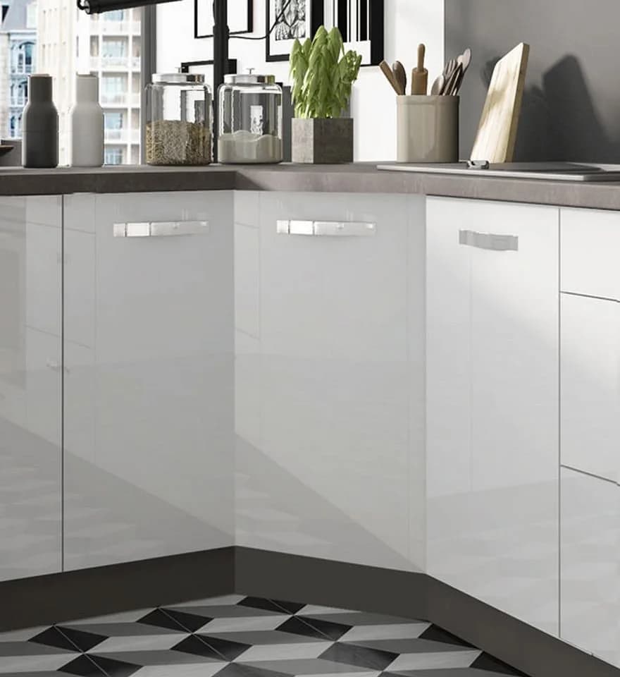 Feldmann-Wohnen Eckunterschrank Bonn Soft-Close MDF Fronten Matt
