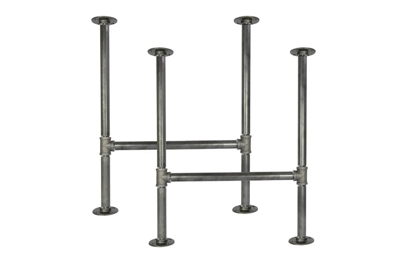 Natural Goods Berlin Tischgestell PIPE Eisenrohre Anthrazit Industrial - Bild 2