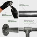 Natural Goods Berlin Tischgestell PIPE Eisenrohre Anthrazit Industrial Bild 3