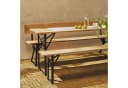 Natural Goods Berlin Bierzeltgarnitur CLASSIC Klappbar Schwarz Bild 1