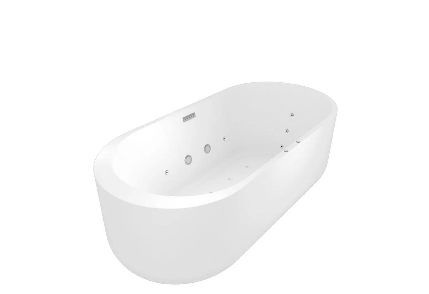 AcquaVapore Whirlpool-Badewanne 170x80cm mit LED-Beleuchtung - Bild 2