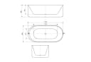 AcquaVapore Whirlpool-Badewanne 170x80cm mit LED-Beleuchtung Bild 5