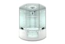AcquaVapore Großraumdusche mit Dampfdusche, Whirlpool & Massagedüsen Weiß Bild 2