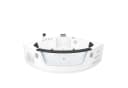 AcquaVapore Whirlpool-Badewanne 140x140cm mit Reinigungsfunktion Bild 2