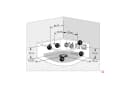 AcquaVapore Whirlpool-Badewanne 140x140cm mit Reinigungsfunktion Bild 5