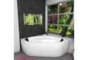 AcquaVapore Whirlpool-Badewanne Eckwanne 140x140cm mit Heizung Bild 1