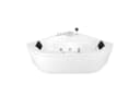 AcquaVapore Whirlpool-Badewanne Eckwanne 140x140cm mit Heizung Bild 2