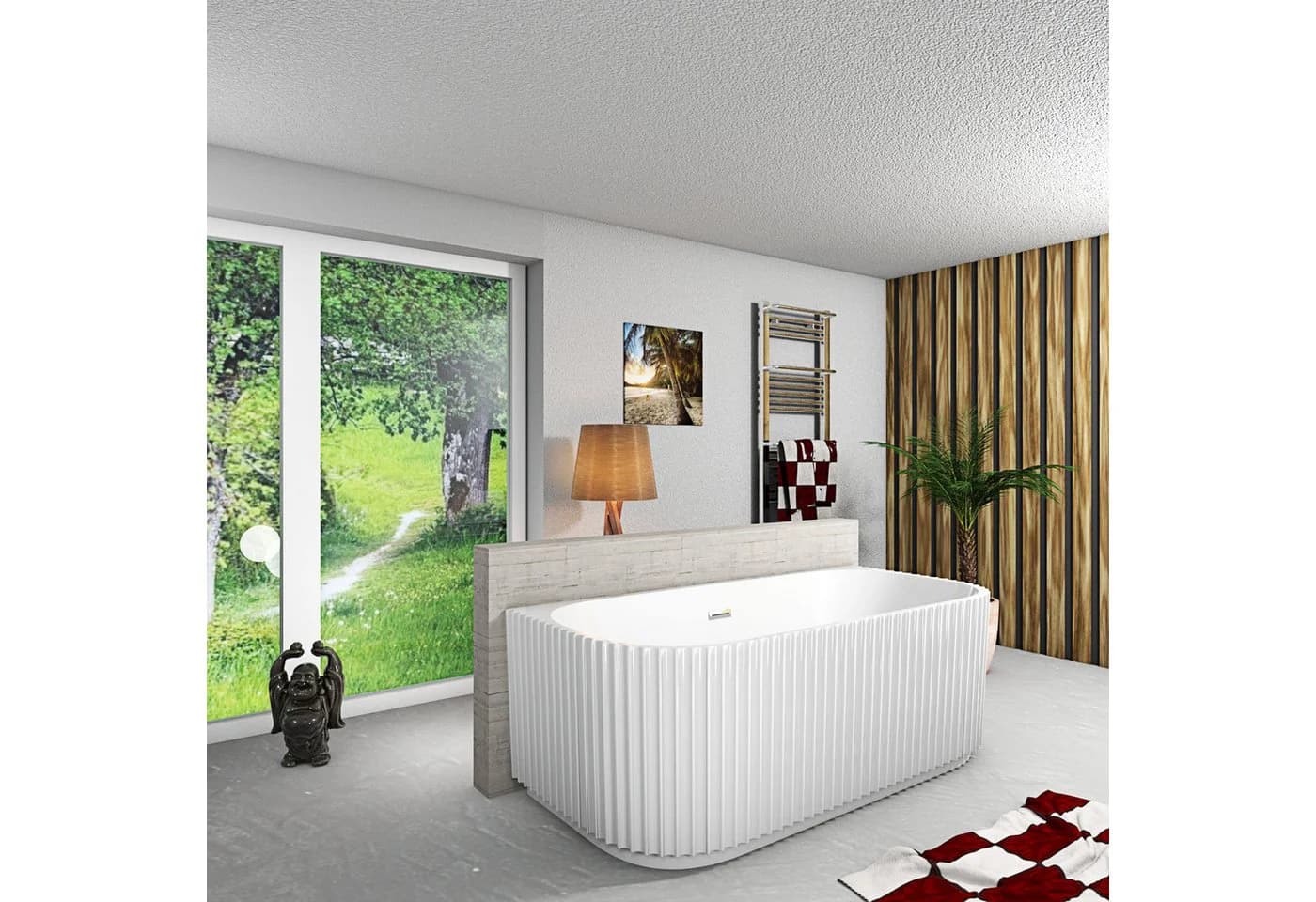 AcquaVapore Freistehende Badewanne F07-ALL 170x80cm