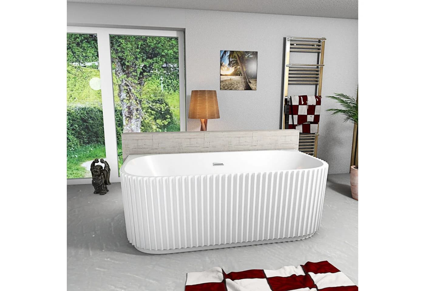 AcquaVapore Freistehende Badewanne F07-ALL 170x80cm - Bild 3