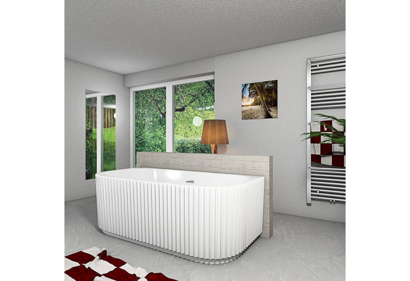 AcquaVapore Freistehende Badewanne F07-ALL 170x80cm - Bild 4