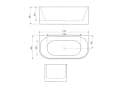 AcquaVapore Freistehende Badewanne F07-ALL 170x80cm Bild 5