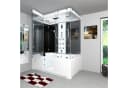 AcquaVapore Duschkabine Whirlpool Badewanne Schwarz ESG Bild 4