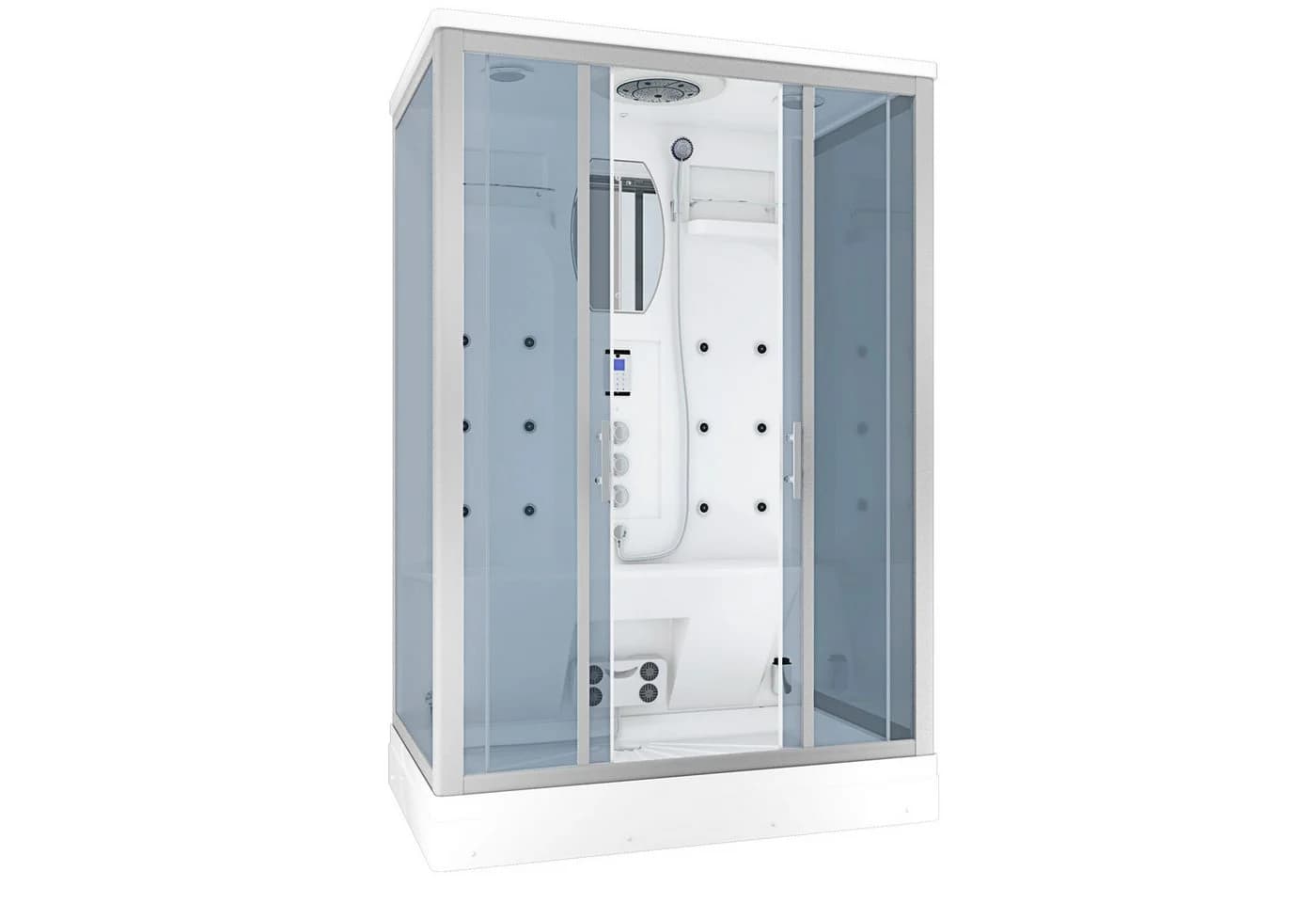 AcquaVapore Dampfdusche 140x90cm mit Regendusche & Dampfgenerator - Bild 2