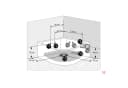 AcquaVapore Whirlpool Badewanne 152x152cm mit Heizung Bild 5