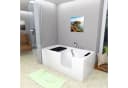 AcquaVapore Seniorendusche mit Tür und Sitzwanne, Sanitär-Acryl, Sicherheitsglas Bild 4