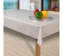 Laro Tischdecke Wachstuch Punktiert Beige/Weiß Bild 1