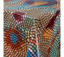 Laro Tischdecke Wachstuch-Tischdecken Abwaschbar Mosaik Bunt Rechteckig Bild 5