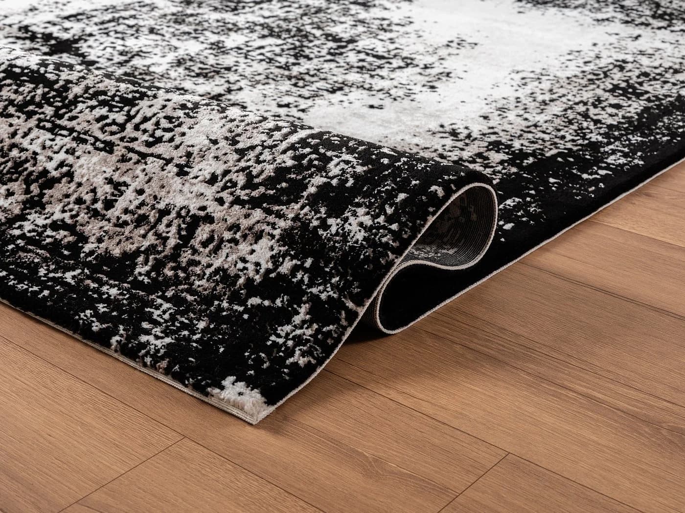 Carpetilla Designteppich Schwarz-Cream Orientalisch Rechteckig - Bild 3