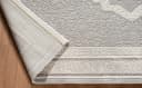 Carpetilla Teppich Designer Grau-Cream Rechteckig Velours Bild 4