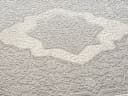 Carpetilla Teppich Designer Grau-Cream Rechteckig Velours Bild 5