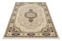 Carpetilla Asfahan Orientalischer Designerteppich Knochenfarbe Kurzflor Bild 2
