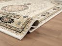 Carpetilla Asfahan Orientalischer Designerteppich Knochenfarbe Kurzflor Bild 3