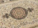 Carpetilla Asfahan Orientalischer Designerteppich Knochenfarbe Kurzflor Bild 5