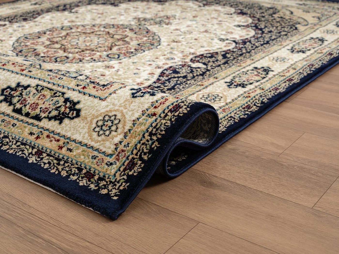 Carpetilla Designerteppich Asfahan Orientalisch Marineblau Modern - Bild 3