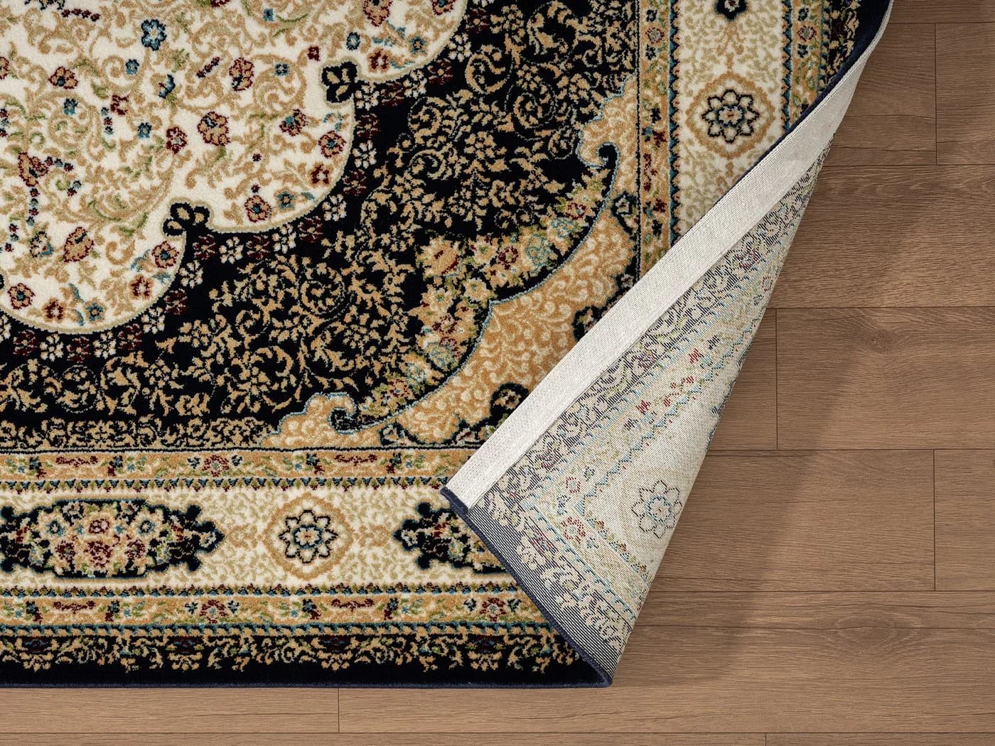 Carpetilla Designerteppich Asfahan Orientalisch Marineblau Modern - Bild 4