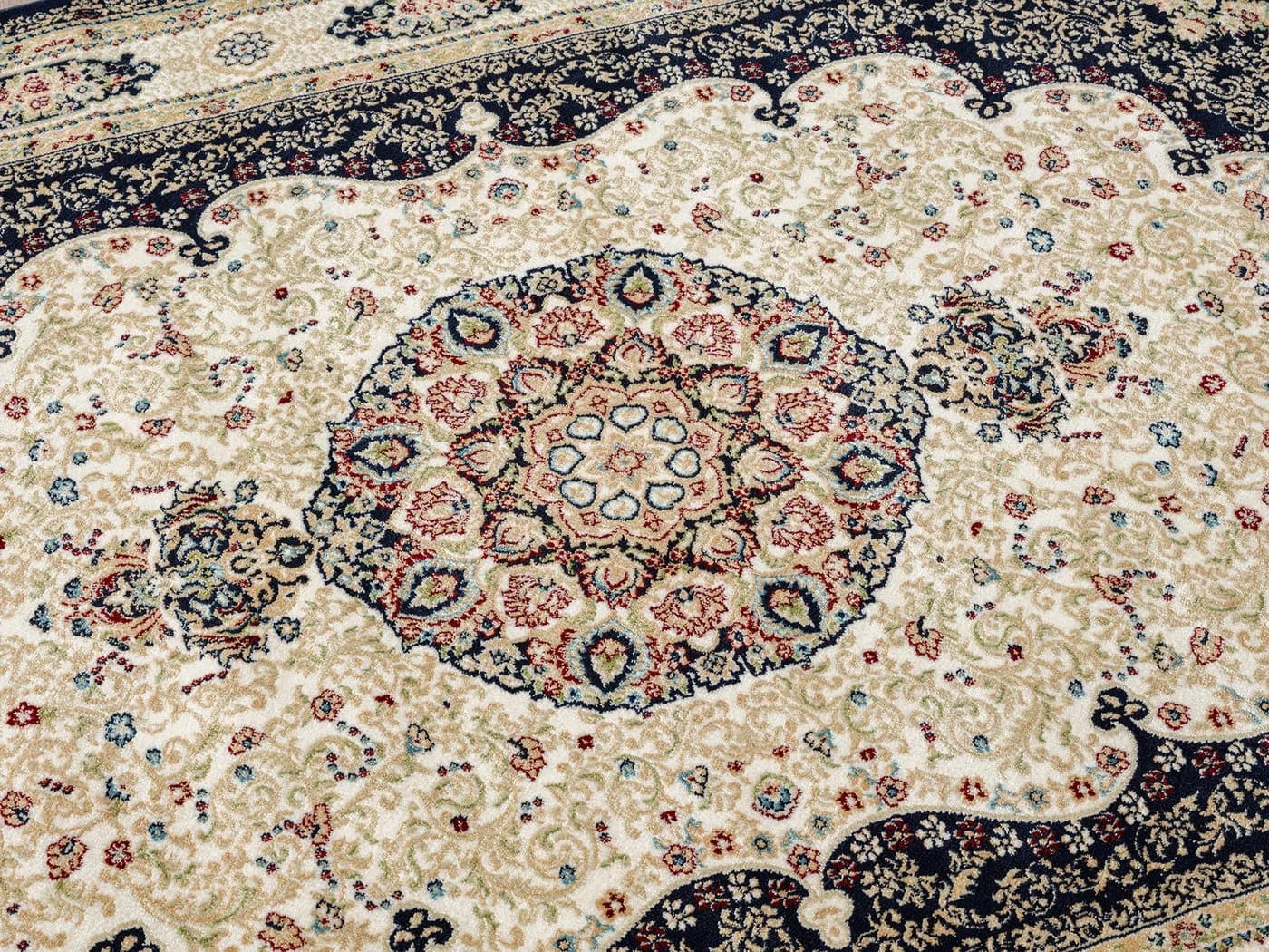 Carpetilla Designerteppich Asfahan Orientalisch Marineblau Modern - Bild 5