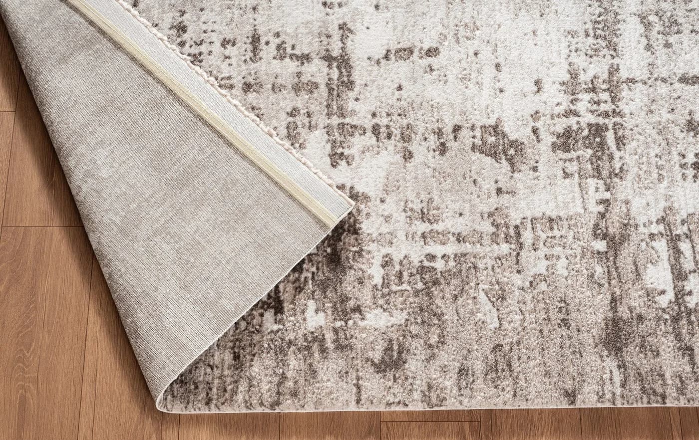 Carpetilla Designteppich Beige-Vizon Wohnzimmer - Bild 4