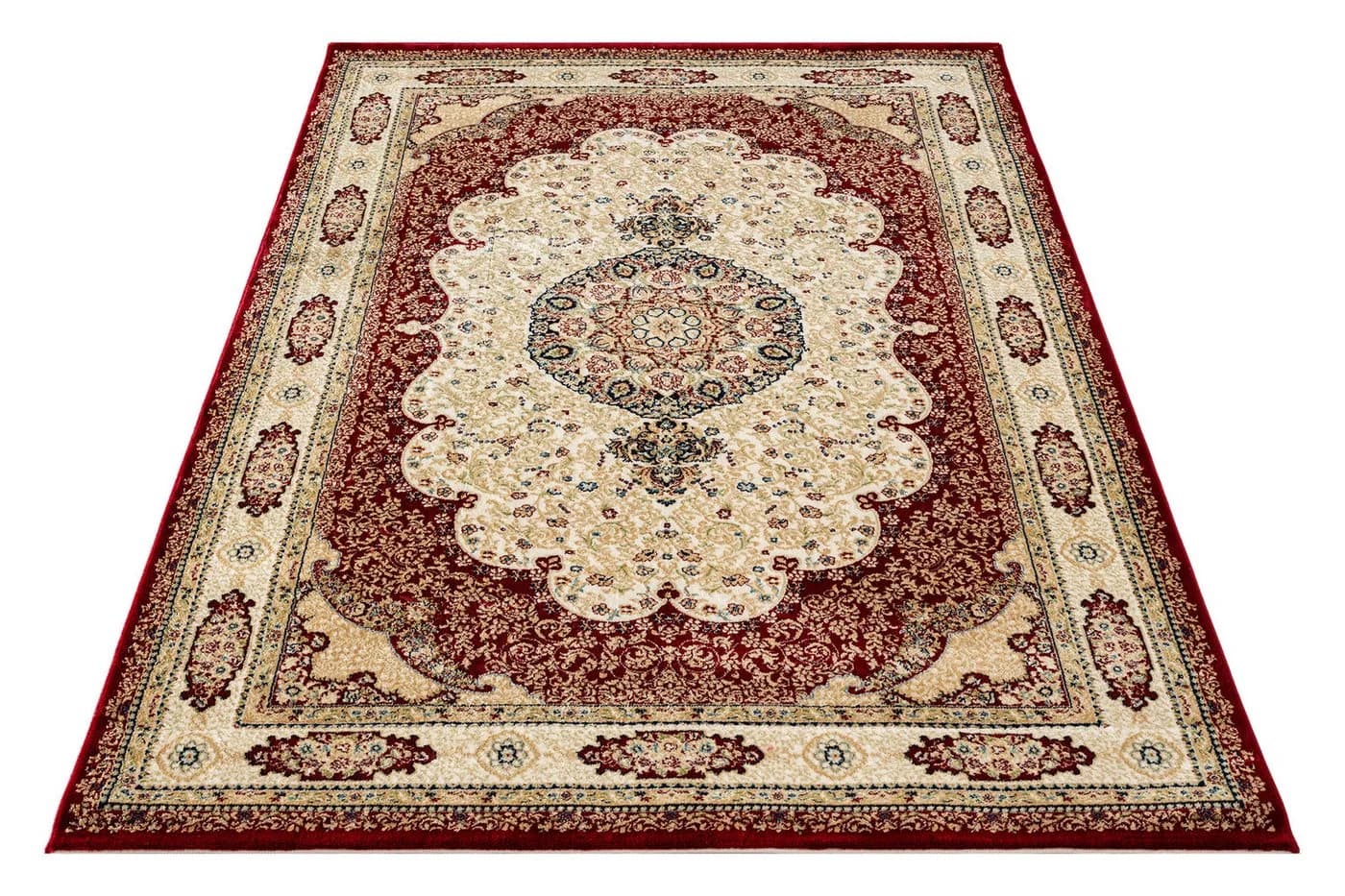 Carpetilla Designteppich Asfahan Orientalisch Burgunderrot - Bild 2