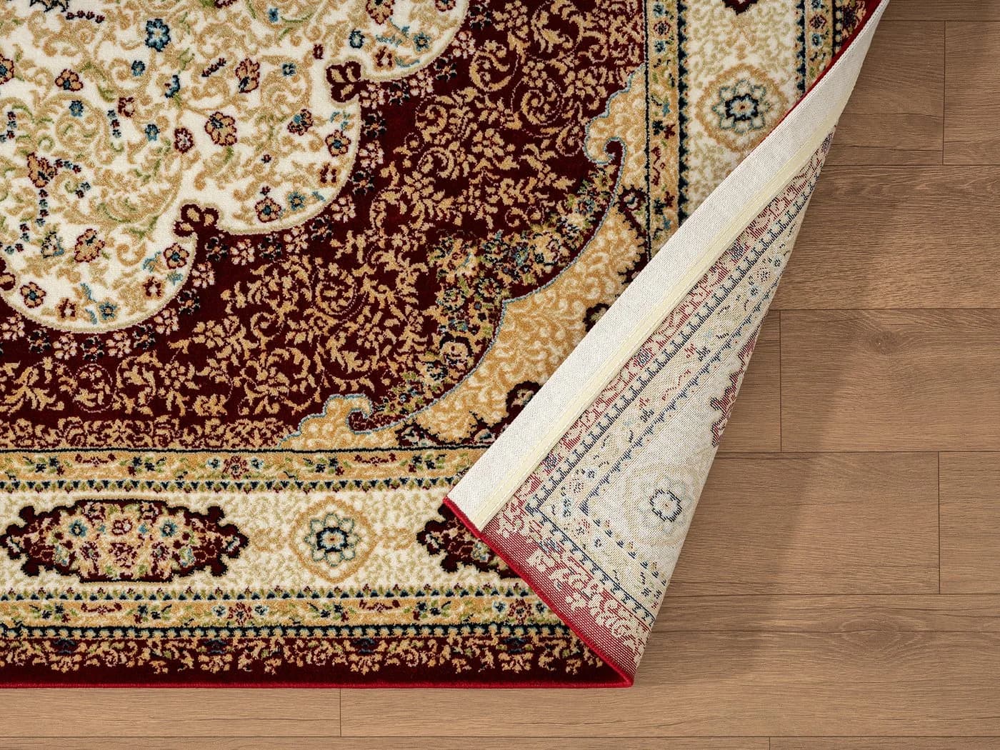 Carpetilla Designteppich Asfahan Orientalisch Burgunderrot - Bild 4