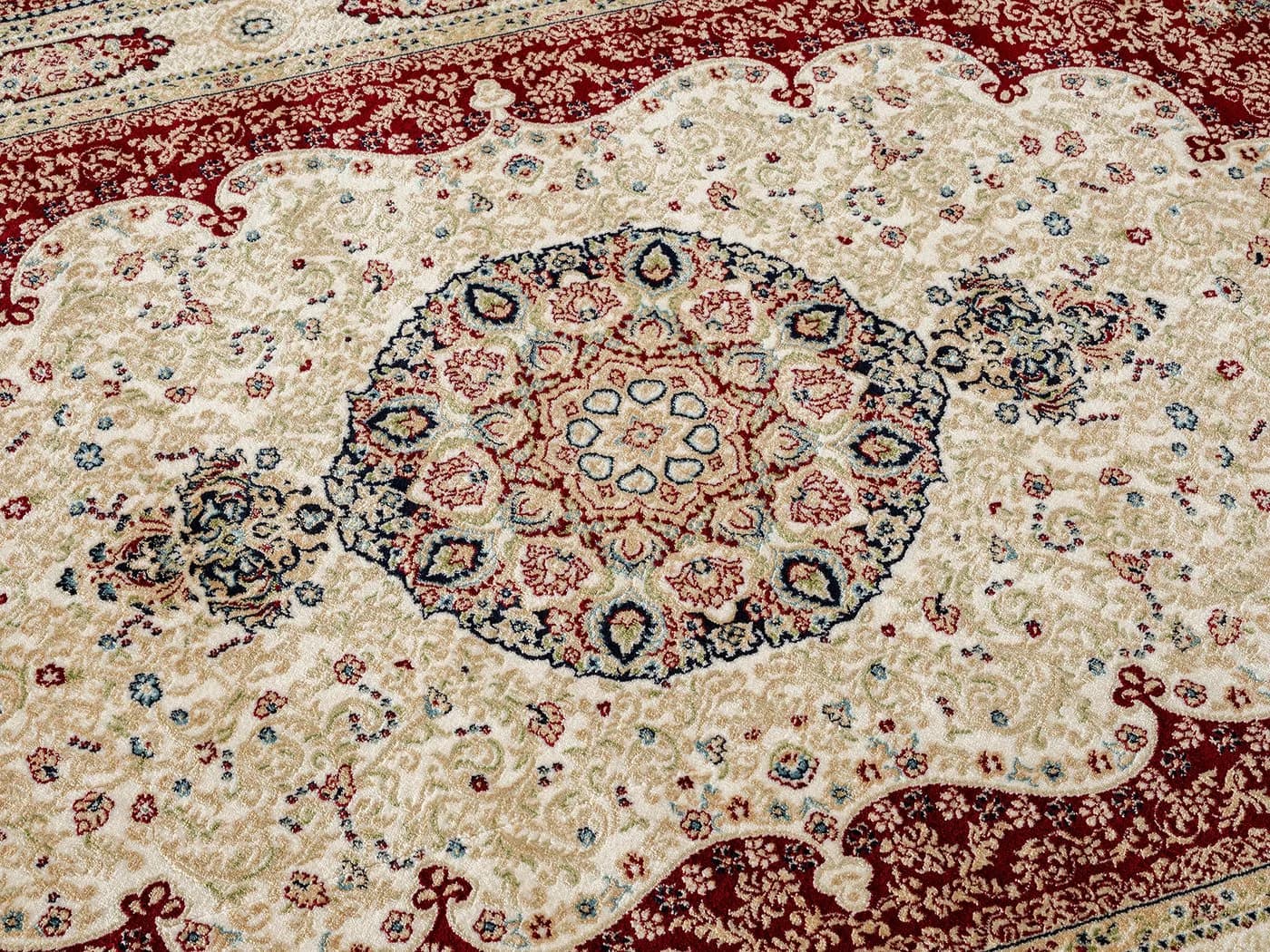 Carpetilla Designteppich Asfahan Orientalisch Burgunderrot - Bild 5