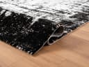Carpetilla Designteppich Wohnzimmer Teppich Abstrakte Musterung Schwarz-Cream Bild 3