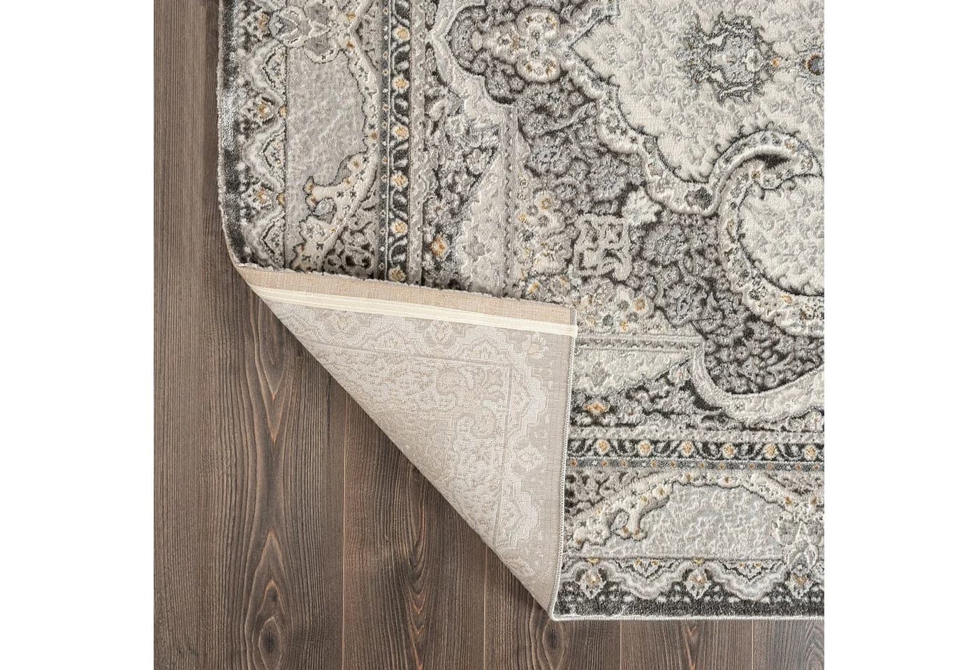 Carpetilla Designteppich Orient Design Grau-Creme Rechteckig - Bild 4