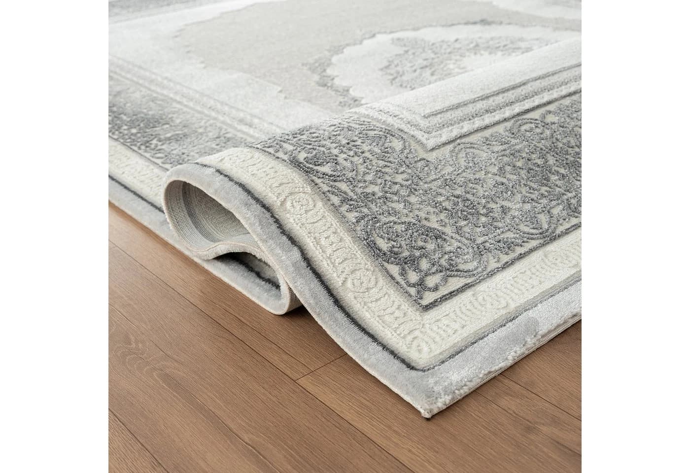 Carpetilla Designteppich Klassisch Orientalisch Grau - Bild 3
