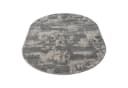 Carpetilla Designteppich Oval Grau Abstrakt Bild 2