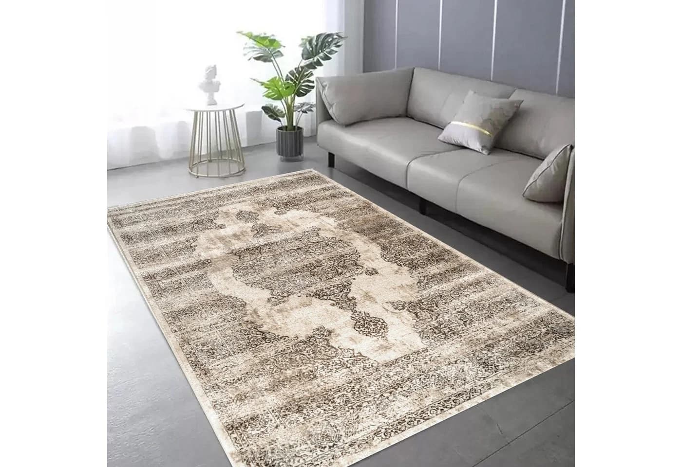 Carpetilla Orientteppich Elegance Grau Polyester - Bild 2