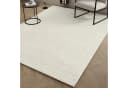 Carpetilla Teppich Kurzflor Robust Modern Creme Hoch-Tief-Muster Bild 1