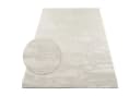 Carpetilla Kurzflor Teppich Creme Modern 3D Muster Bild 2