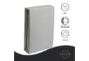 Devior Spannbettlaken Frottee Silber 160 g/m² Rundumgummizug Bild 3
