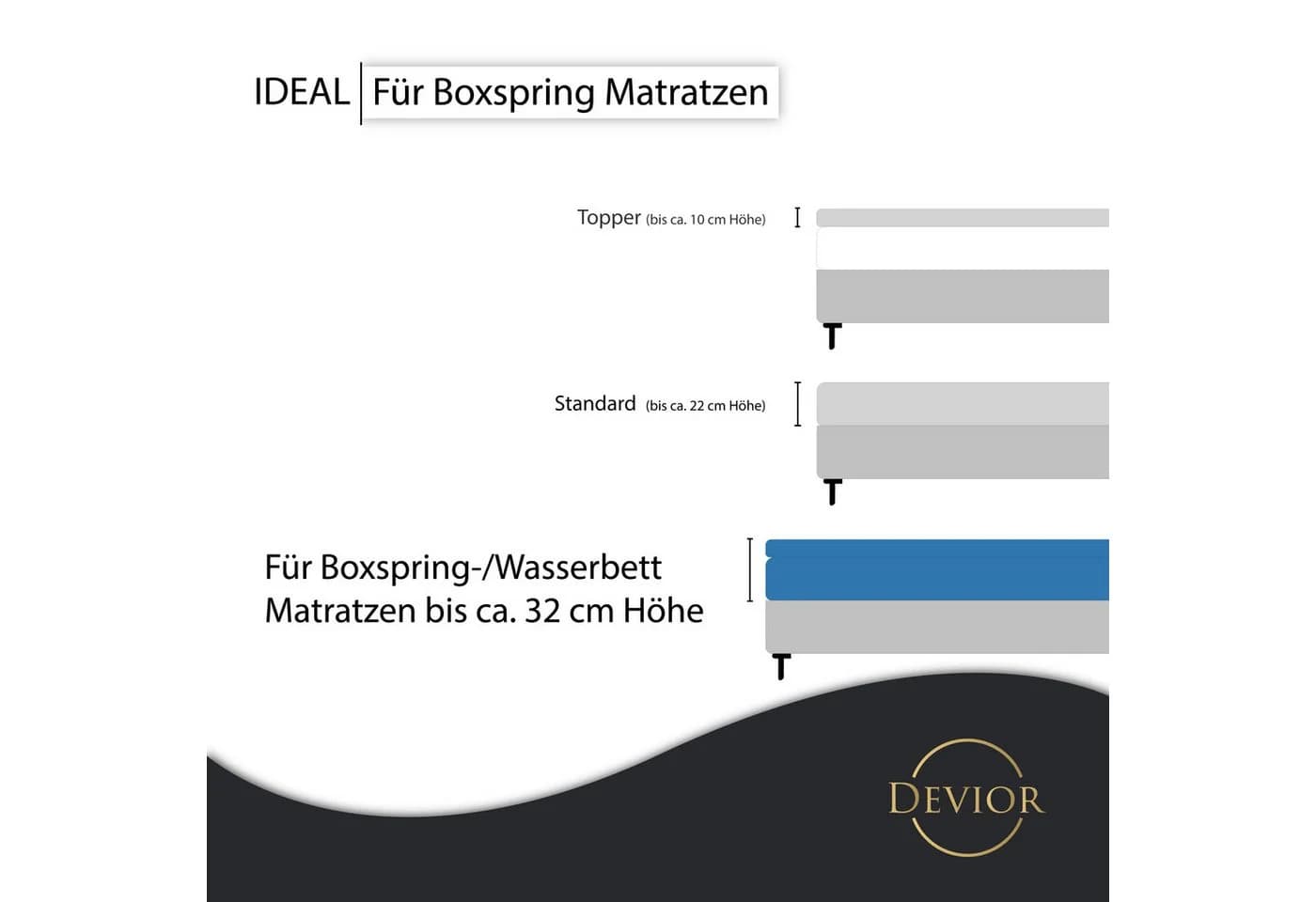 Devior Spannbettlaken 180x200 cm Nicki-Plüsch Cashmere-Touch - Bild 4