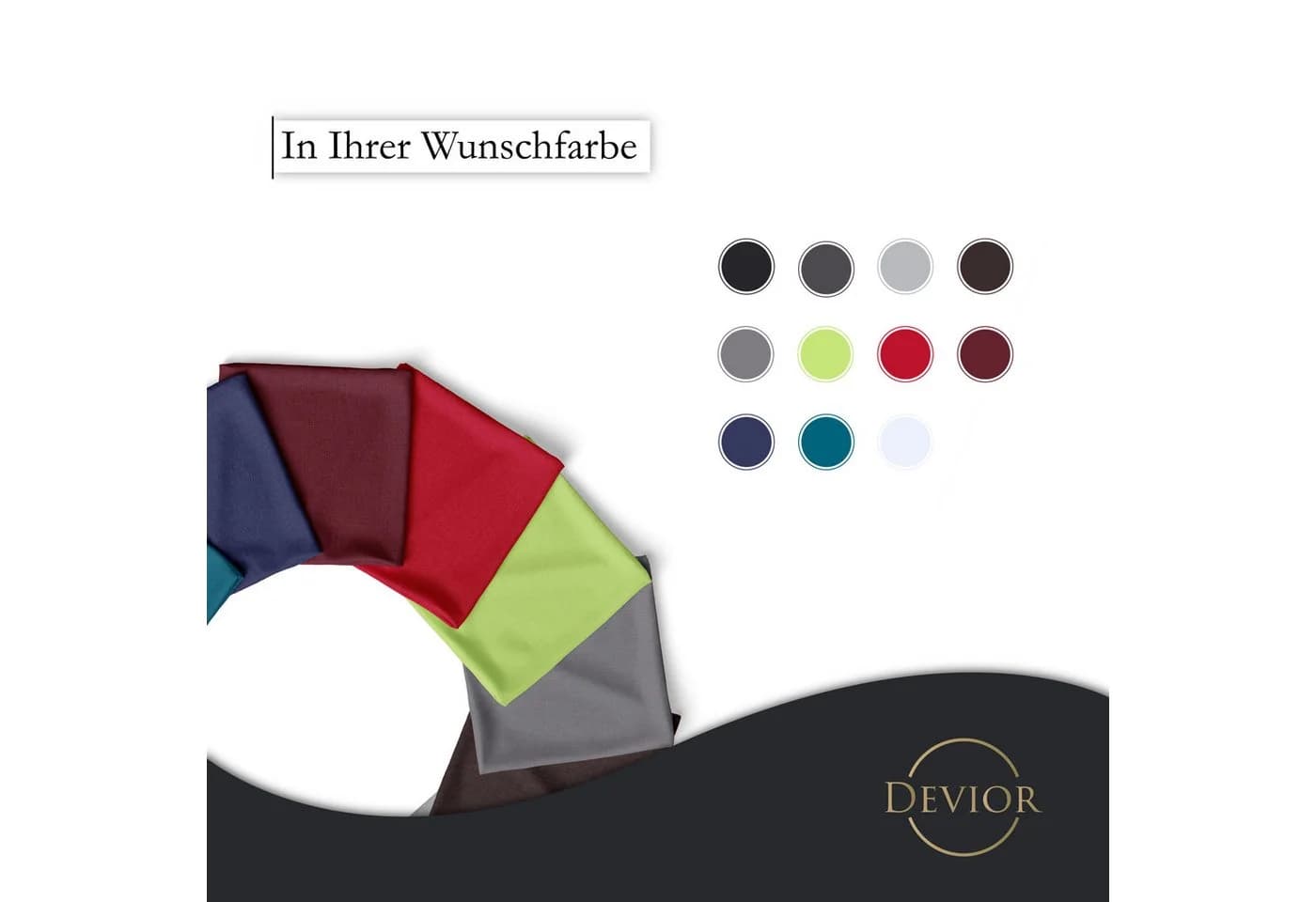 Devior Kissenbezug 2er Set Baumwolle Renforce - Bild 5
