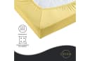 Devior Spannbettlaken 100% Baumwolle Jersey Gelb Bild 3